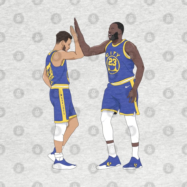 Steph Curry and Draymond Green by xavierjfong